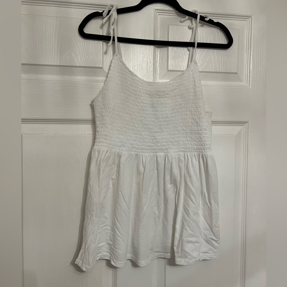 American Eagle Smocked Tank Top